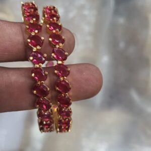Impon stone bangles
