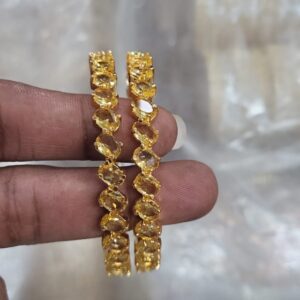 Impon stone bangles